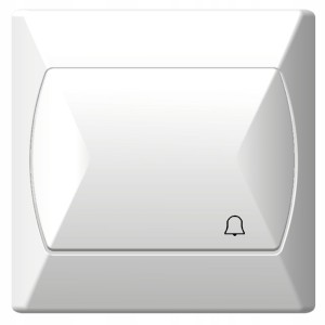 Włącznik Przycisk Dzwonkowy Ospel Akcent Biały
