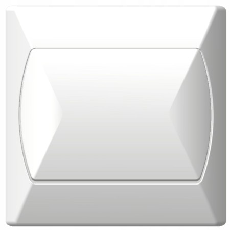 Włącznik Pojedynczy ospel akcent Biały