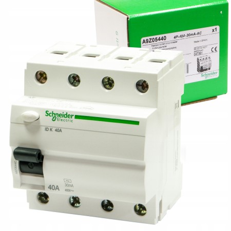 Wyłącznik Różnicowoprądowy Rcd Schneider 4P 40A 30