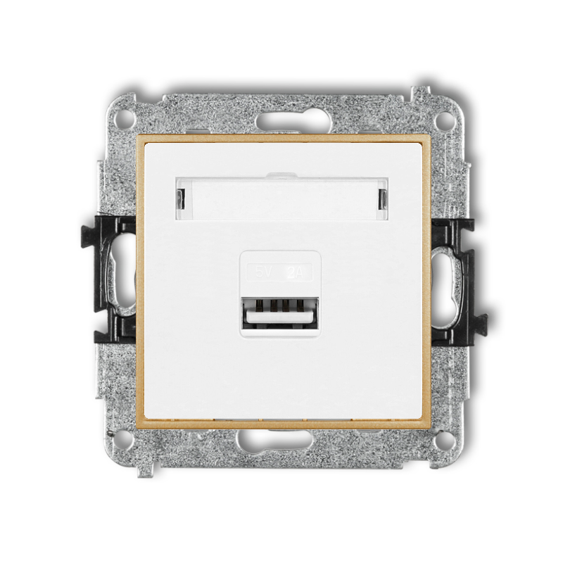Gniazdo Usb 3.0 2A 5V Bez Ramki Karlik Mini 00/29