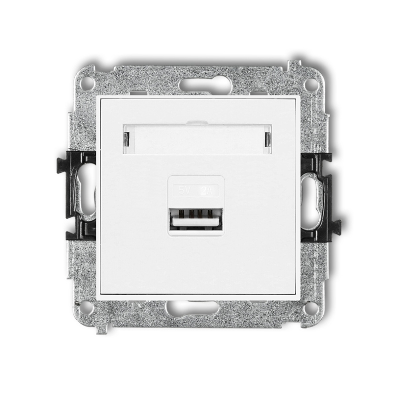 Gniazdo Ładowarka 1Xusb 2A Bez Ramki Mini 00/00