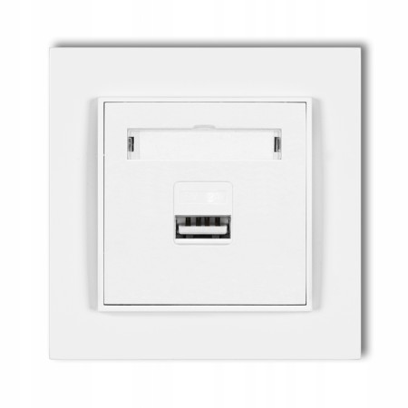 Gniazdo Ładowarka 1Xusb 2A Z Ramką Mini 00/00