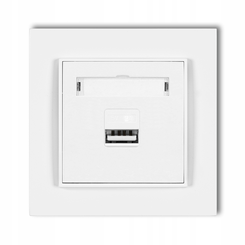 Gniazdo Ładowarka 1Xusb 2A Z Ramką Mini 00/00