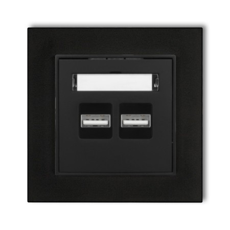 Gniazdo Ładowarka 2Xusb 3.1A Z Ramką Mini 12/12