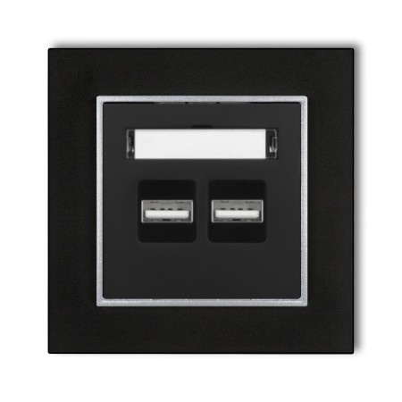 Gniazdo Ładowarka 2Xusb 3.1A Z Ramką Mini 12/07