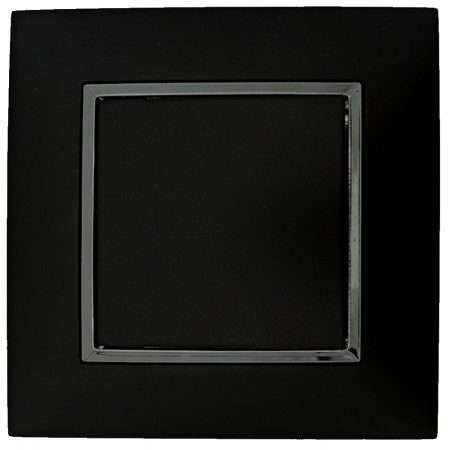 Włącznik Światła Pojedynczy Aria Czarny Srebro Ospel Aria