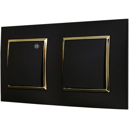 Włącznik Światła Podwójny I Krzyżowy W Ramce Ospel Aria