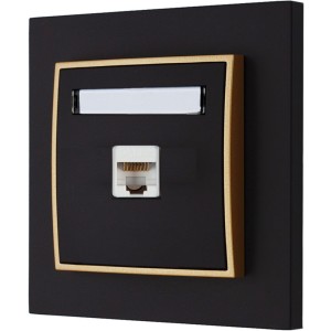 Gniazdo Internetowe 1X Z Ramką Karlik Mini 12/29