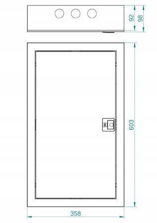 Rozdzielnica Modułowa 3X12 Metalowa Rozdzielnia