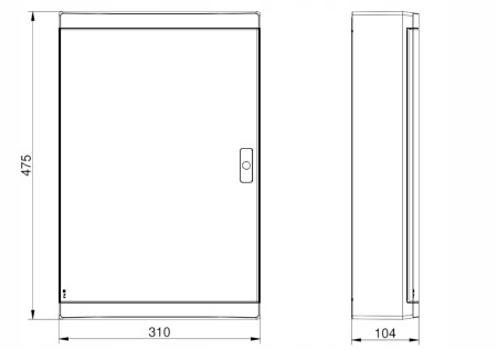 Rozdzielnica Natynkowa 36M Rozdzielnia Modułowa