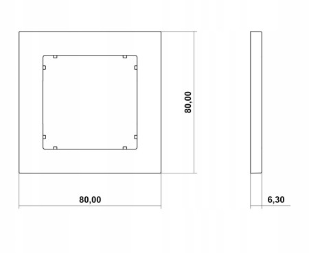 Ramka Pojedyncza Karlik Mini 29/29