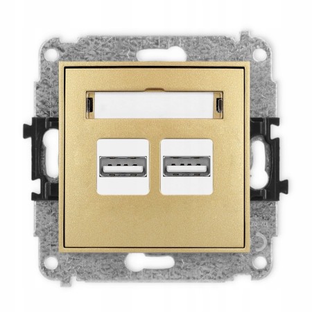 Gniazdo Ładowarka 2Xusb 3.1A Bez Ramki Mini 29/29