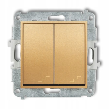 Włącznik Podwójny Schodowy Bez Ramki 29/29