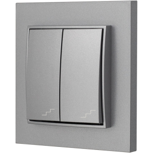 Włącznik Podwójny Schodowy Z Ramką 7/7