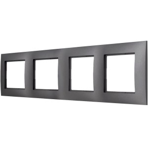 Ramka Poczwórna Do Serii Aria Szara R-4U/70