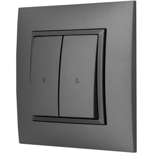 Włącznik Roletowy Z Blokadą Szary Aria