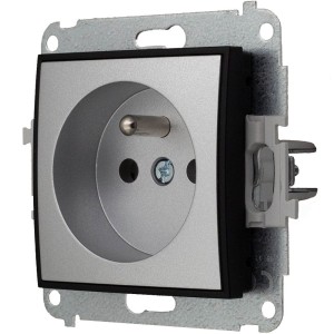 Gniazdo Pojedyncze Bez Ramki Bezpieczne 7/12