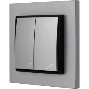 Włącznik Podwójny Schodowy Z Ramką 7/12