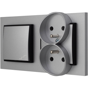 Włącznik Z Gniazdkiem Podwójnym 7/12 11