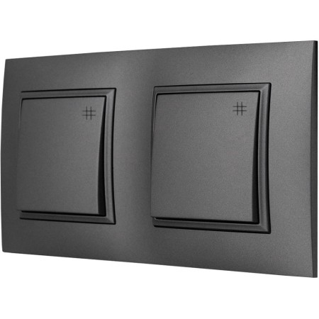 Włącznik Światła Dwa Krzyżowe W Ramce