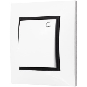 Włącznik Światła Dzwonkowy Biały Czarny Ospel Aria