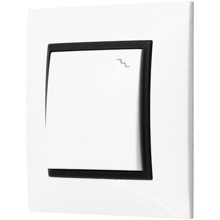 Włącznik Światła Schodowy W Ramce Biały Ospel Aria