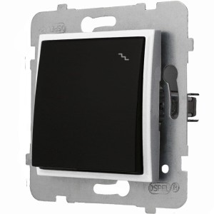 Moduł Czarny / Biały Bez Ramki Włącznik Schodowy