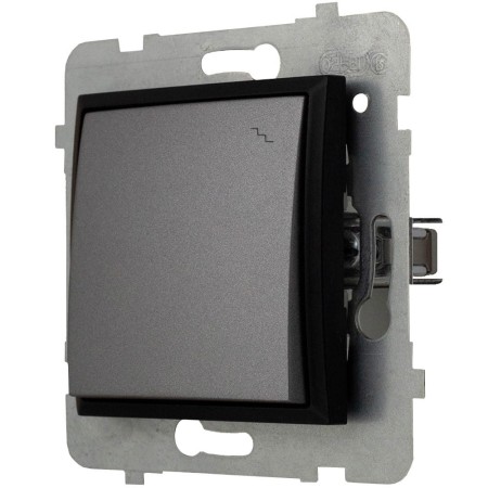 Moduł Szary / Czarny Bez Ramki Włącznik Schodowy