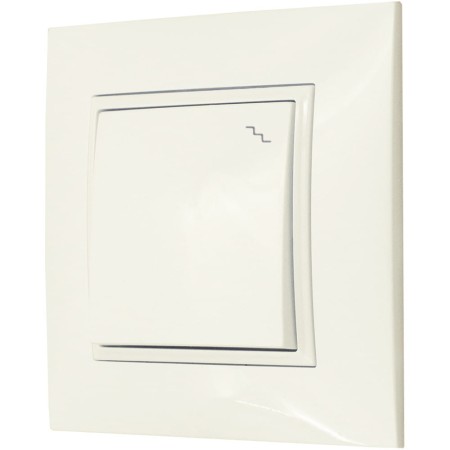 Włącznik Światła Schodowy W Ramce Ecru Ospel Aria