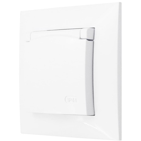 Gniazdo Hermetyczne Łazienkowe Białe Aria