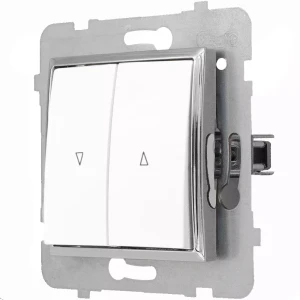 Moduł Biały / Srebro Bez Ramki Rolety Z Blokadą Ospel Aria