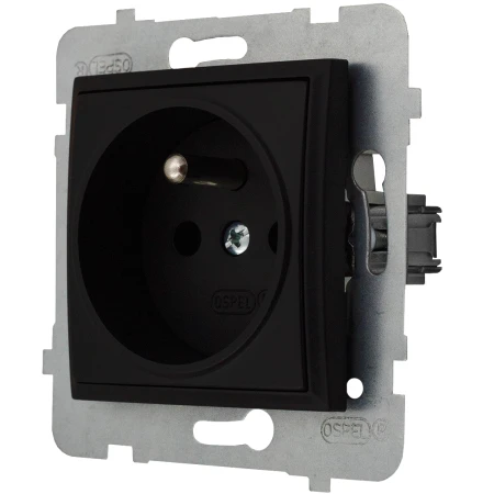 Ospel Aria Gniazdo Pojedyncze Z Bolcem Gniazdko Czarny