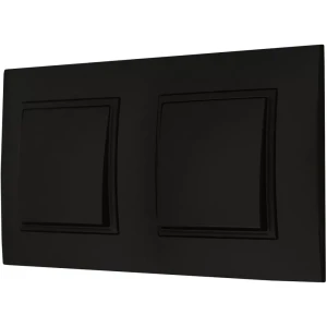 Zestaw Dwa Włączniki Pojedyncze W Ramce Ospel Aria