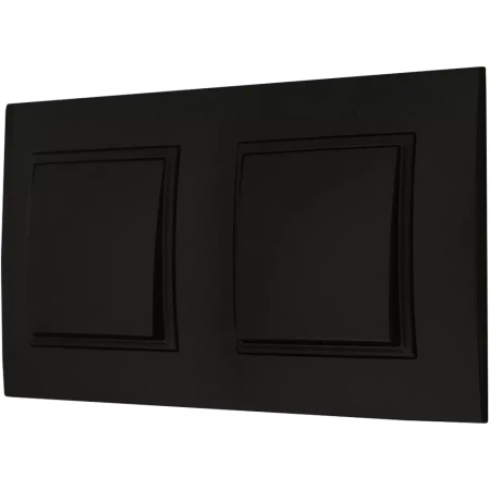 Zestaw Dwa Włączniki Pojedyncze W Ramce Ospel Aria