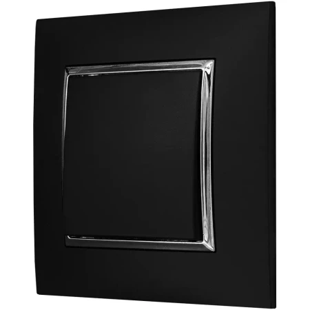 Włącznik Światła Pojedynczy Aria Czarny Srebro Ospel Aria