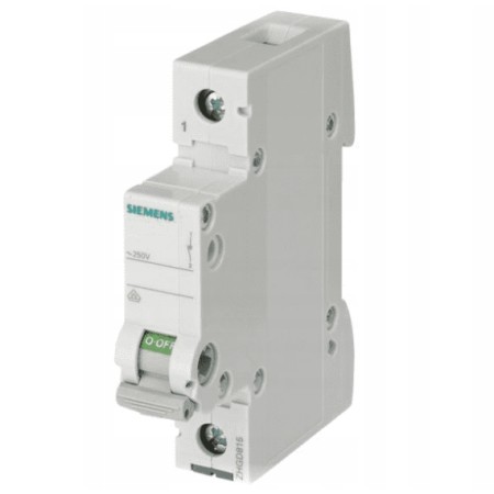 Rozłącznik Modułowy Siemens 1P 63A 250V 5Tl1163-0