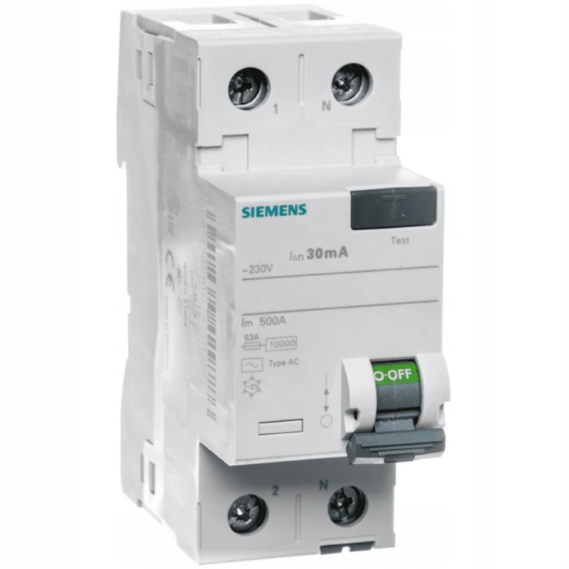 Wyłącznik Różnicowoprądowy Siemens 40A 30Ma Rcd 2P