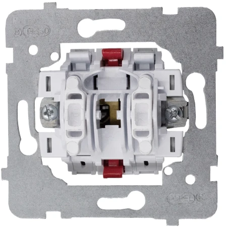 Włącznik Światła Krzyżowy Z Ramką Czarny / Złoty Seria Aria