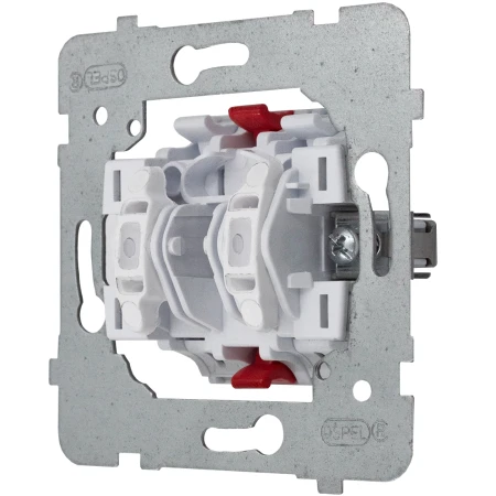 Włącznik Światła Krzyżowy Z Ramką Czarny / Złoty Seria Aria