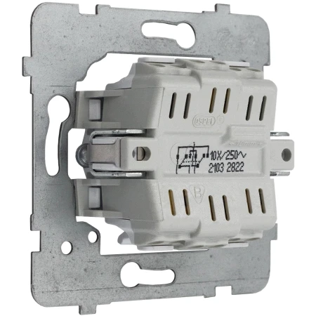 Włącznik Światła Krzyżowy Z Ramką Czarny / Złoty Seria Aria