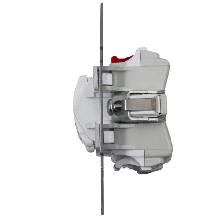 Włącznik Światła Schodowy W Ramce Ospel Aria Srebrny Srebro