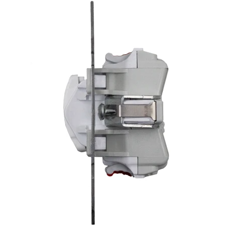 Włącznik Światła Podwójny Schodowy Ospel Aria Srebrny Czarny