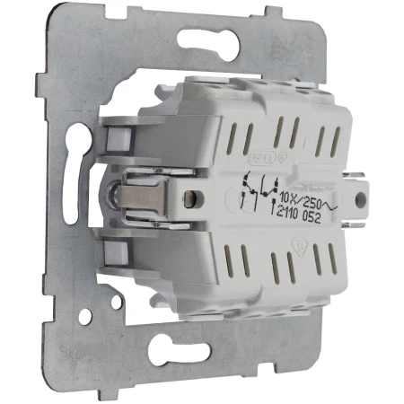 Włącznik Światła Podwójny Schodowy Czarny Srebro Ospel Aria