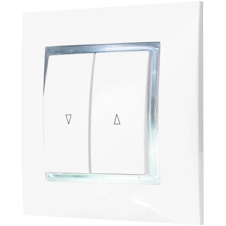 Włącznik Roletowy Z Podświetleniem Białym Ospel Aria