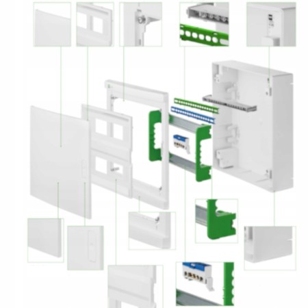 Rozdzielnica Obudowa Natynkowa Rozdzielnia 2X12