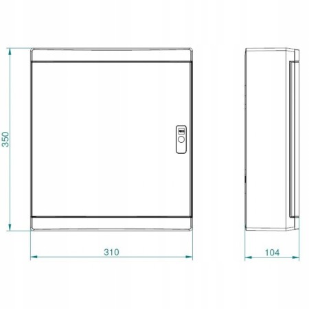 Rozdzielnica Multimedialna N/T Elegant 2X12 Ip40