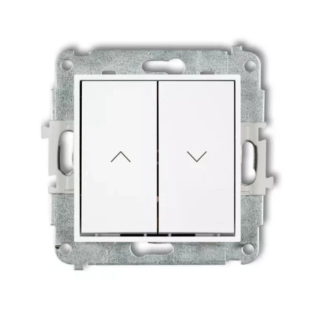 Icon Mechanizm Łącznika Zwiernego Żaluzjowego Biały Iwp-8
