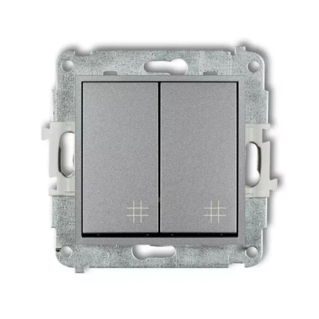 Icon Mechanizm Łącznika Podwójnego Krzyżowego Srebrny Metalik 7Iwp-66