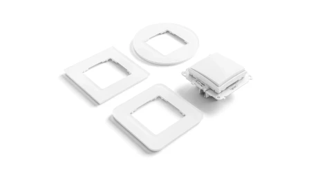 Icon Mechanizm Elektronicznego Regulatora Temperatury Z Czujnikiem Podpodłogowym Srebrny Metalik 7Irt-1