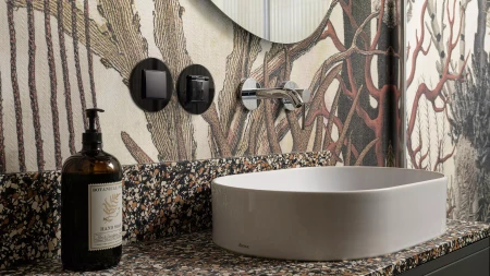 Icon Mechanizm Elektronicznego Regulatora Temperatury Z Czujnikiem Podpodłogowym Srebrny Metalik 7Irt-1